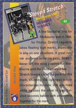 1994 Select Cazaly Classics #63 Steven Stretch Back